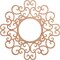 Ekena Millwork Reims Wood Fretwork Pierced Ceiling Medallion, Cherry, 24"OD x 9 1/8"ID x 3/8"T CMWP24X24X0375RECH - alternate 1